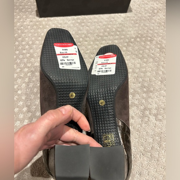 BN/Ron White chocolate brown suede/leather ankle bootssz41 - Picture 7 of 9